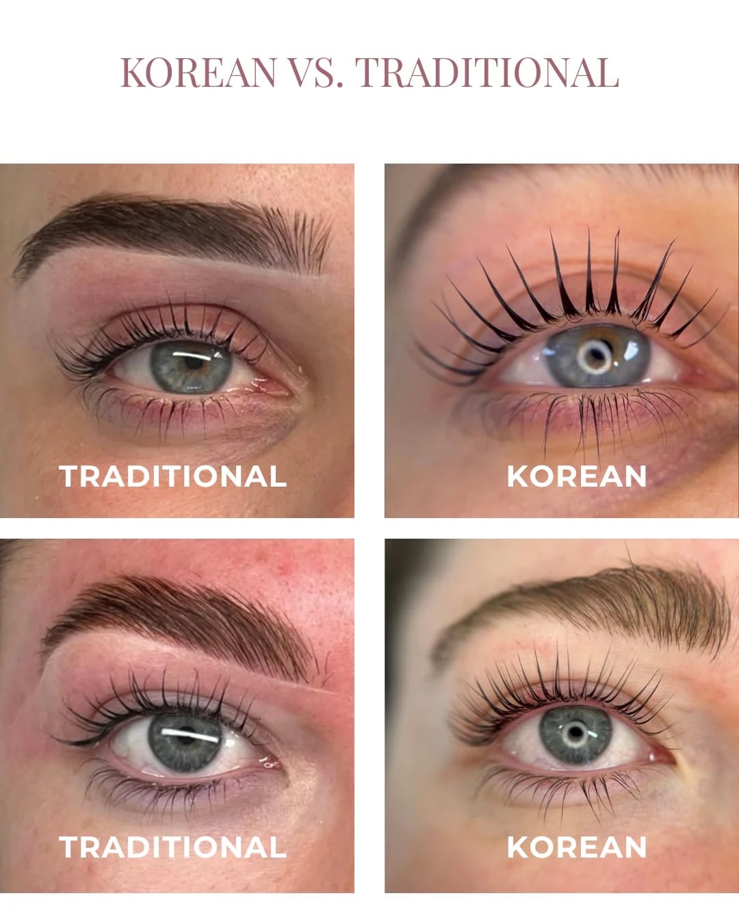 Korean lash lift of gewone lash lift. Een wereld van verschil Het verschil tussen een gewone lash lift en een Korean lash lift